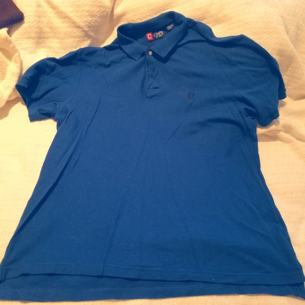 Royal Blue Chaps Polo style shirt